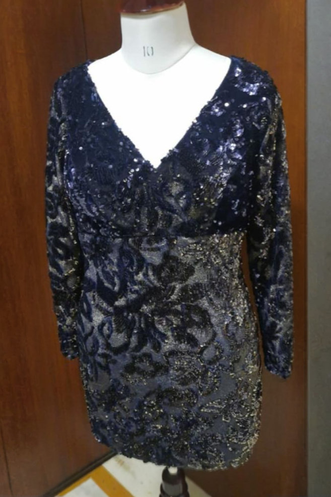 The All-Over Velvet Dress