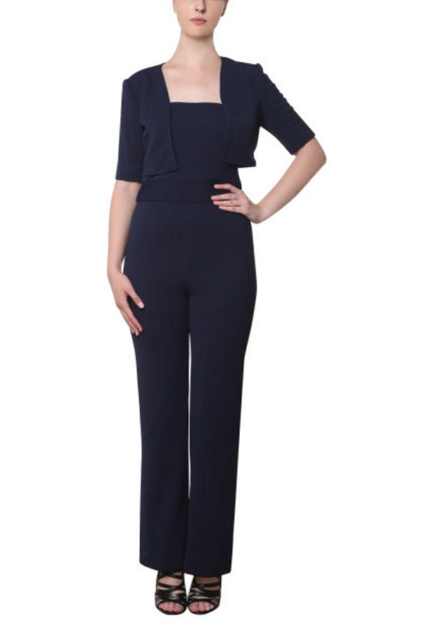 Navy Two-Piece Jumpsuit