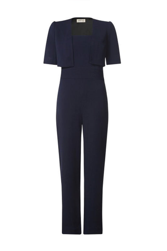 Navy Two-Piece Jumpsuit