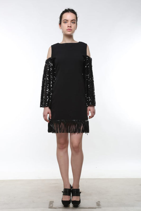 The Bling On My Arms Dress