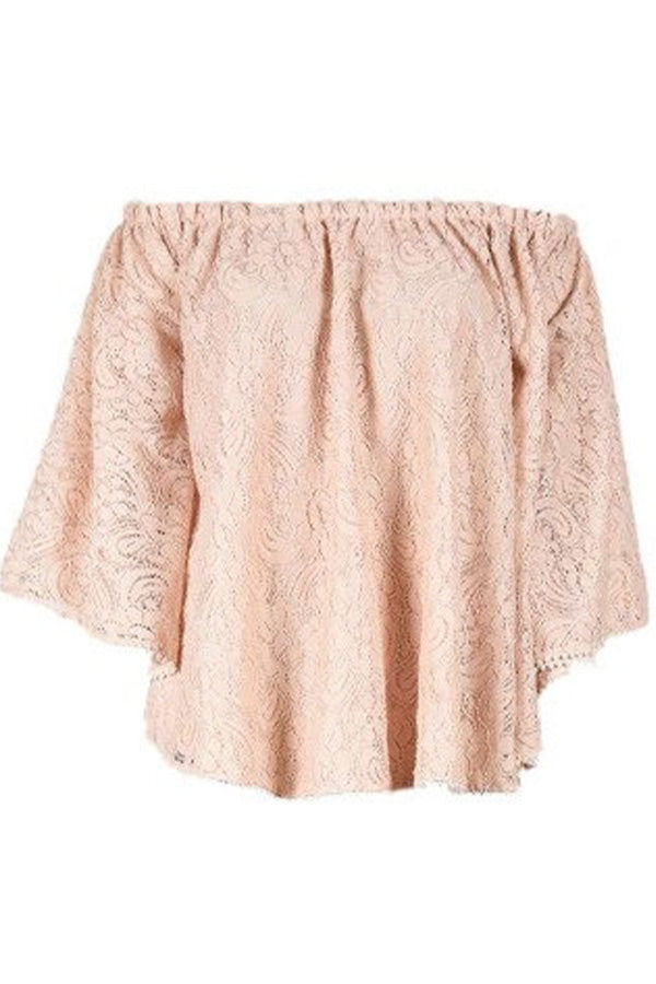 Sunset Stroll Off-Shoulder Top