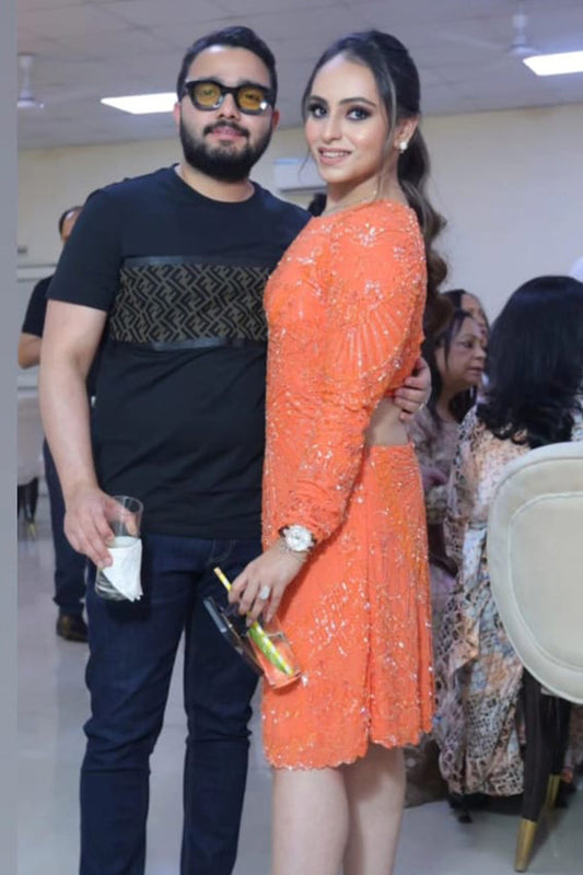 The Orange Boom Dress