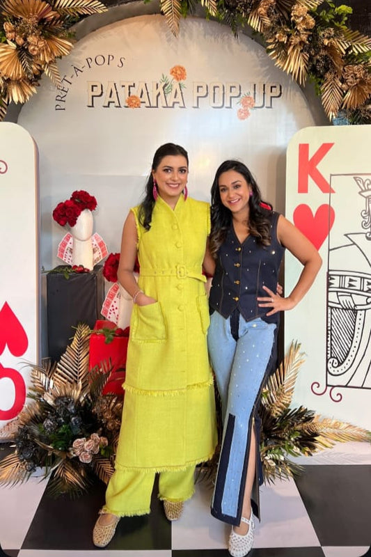 Neon Tweed Co-ord Set