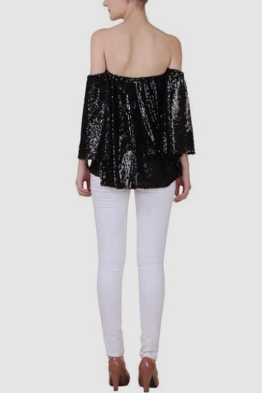 Off Shoulder Bling Top