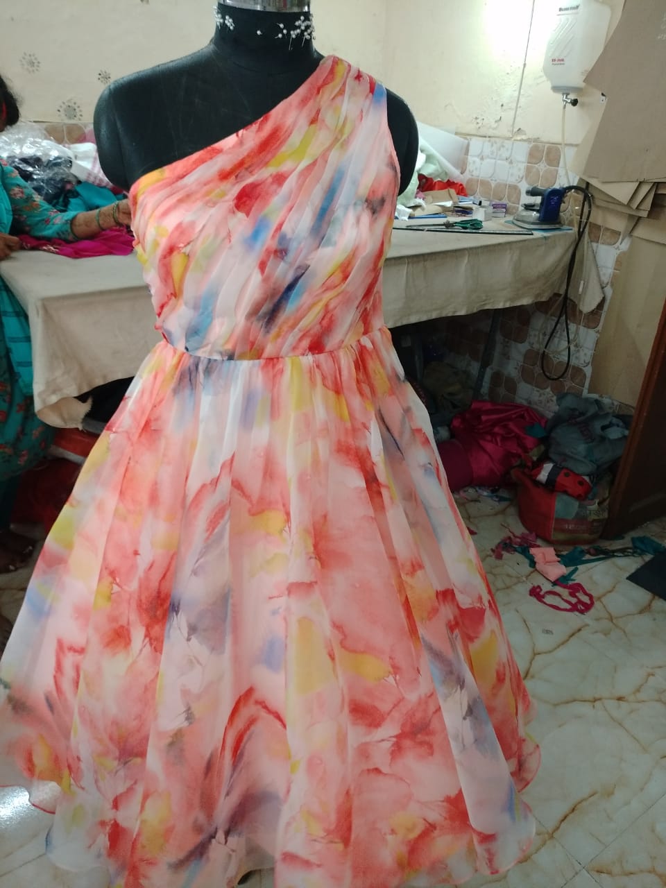 Sunset Organza Dress