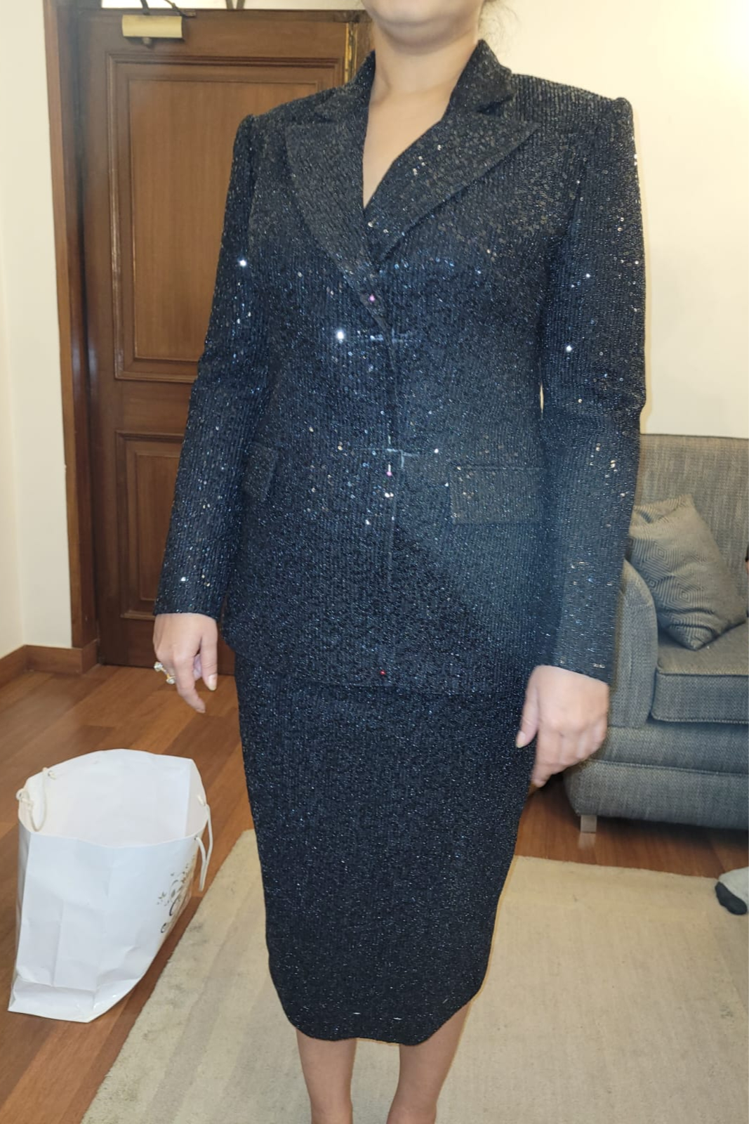 Shimmer Me Subtle Blazer