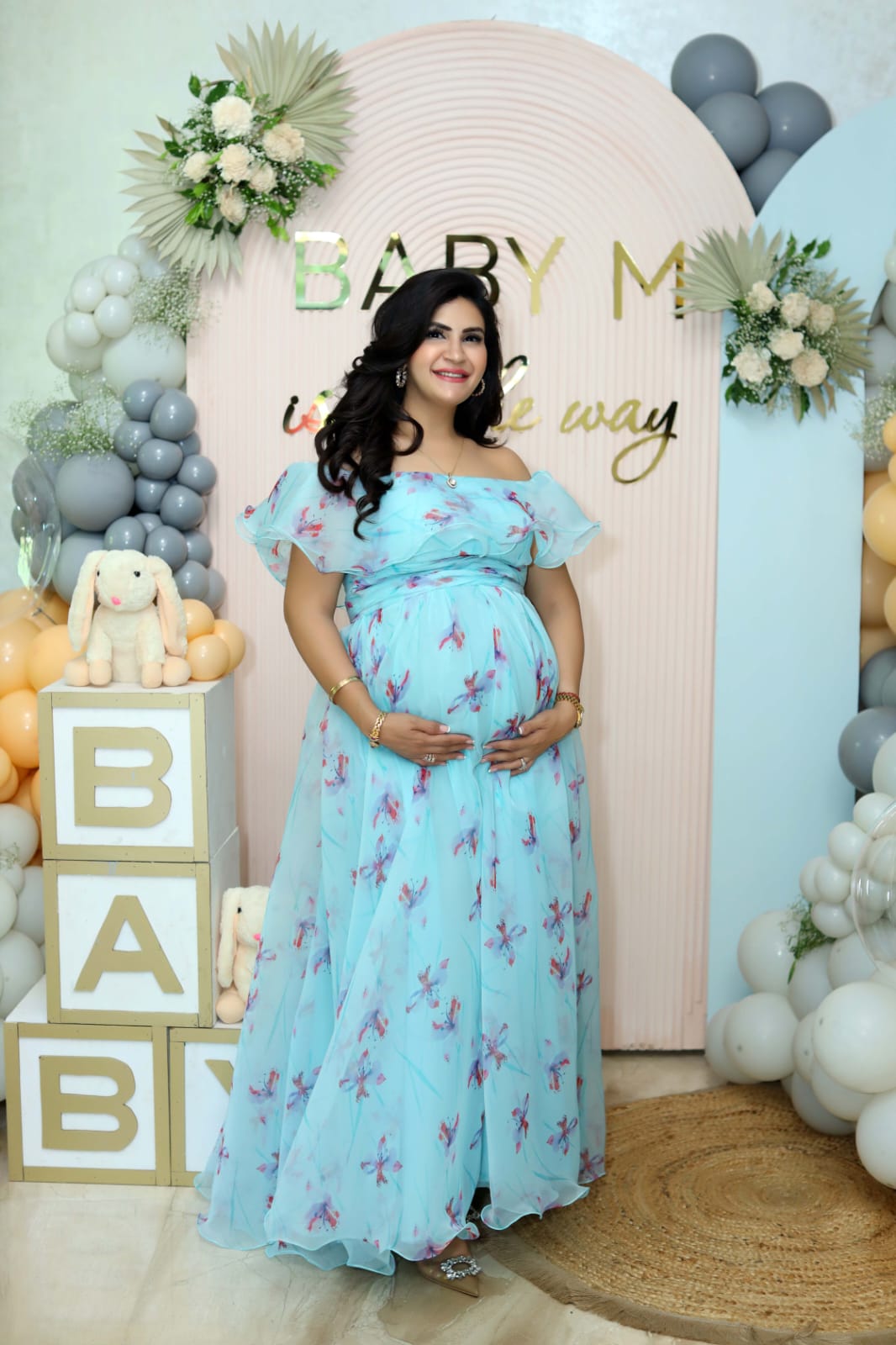 Fiori Off-Shoulder Dress