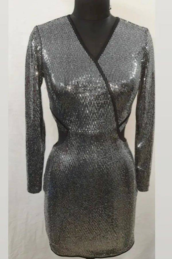 The Metal Cut-Out Dress