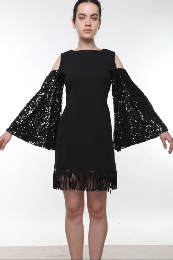 The Bling On My Arms Dress
