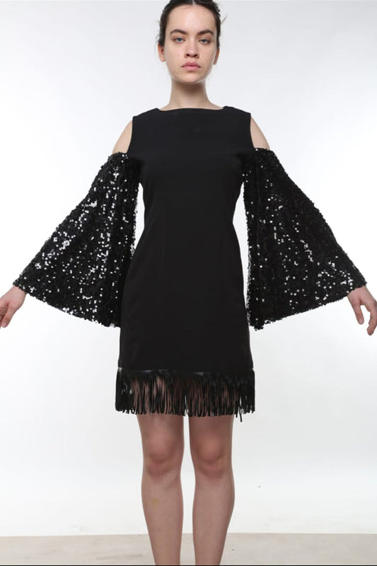 The Bling On My Arms Dress
