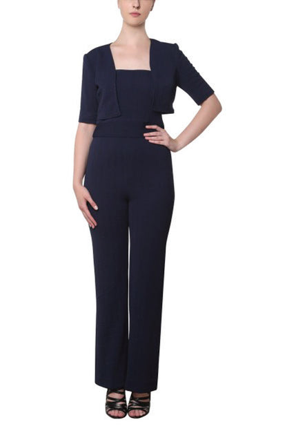 Navy Two-Piece Jumpsuit