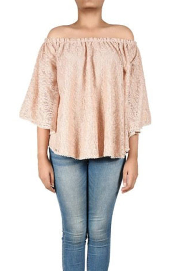 Sunset Stroll Off-Shoulder Top