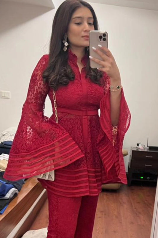 The Mama Mia Co-Ord Set In Red