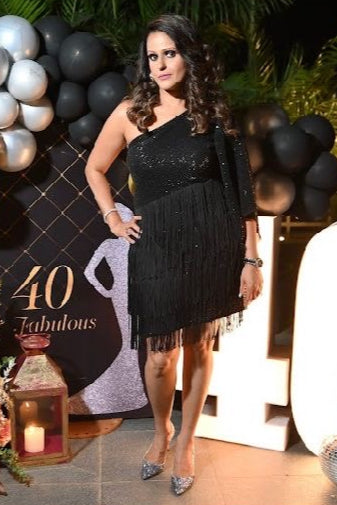 Bling It On Tassel Dress