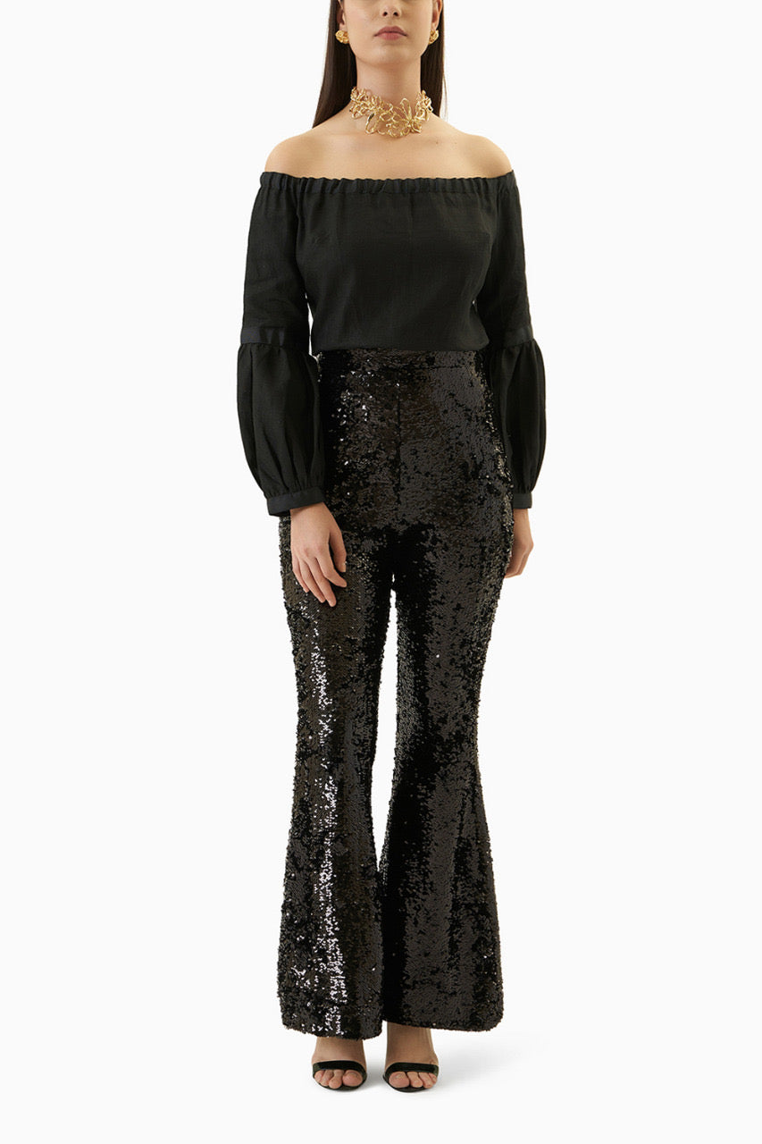 The Bling 'Em On Pants - Black