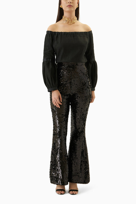 The Bling 'Em On Pants - Black