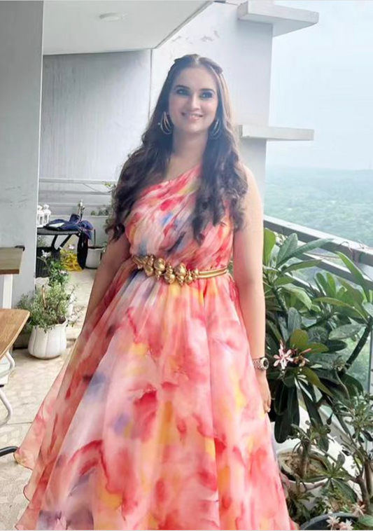 Sunset Organza Dress