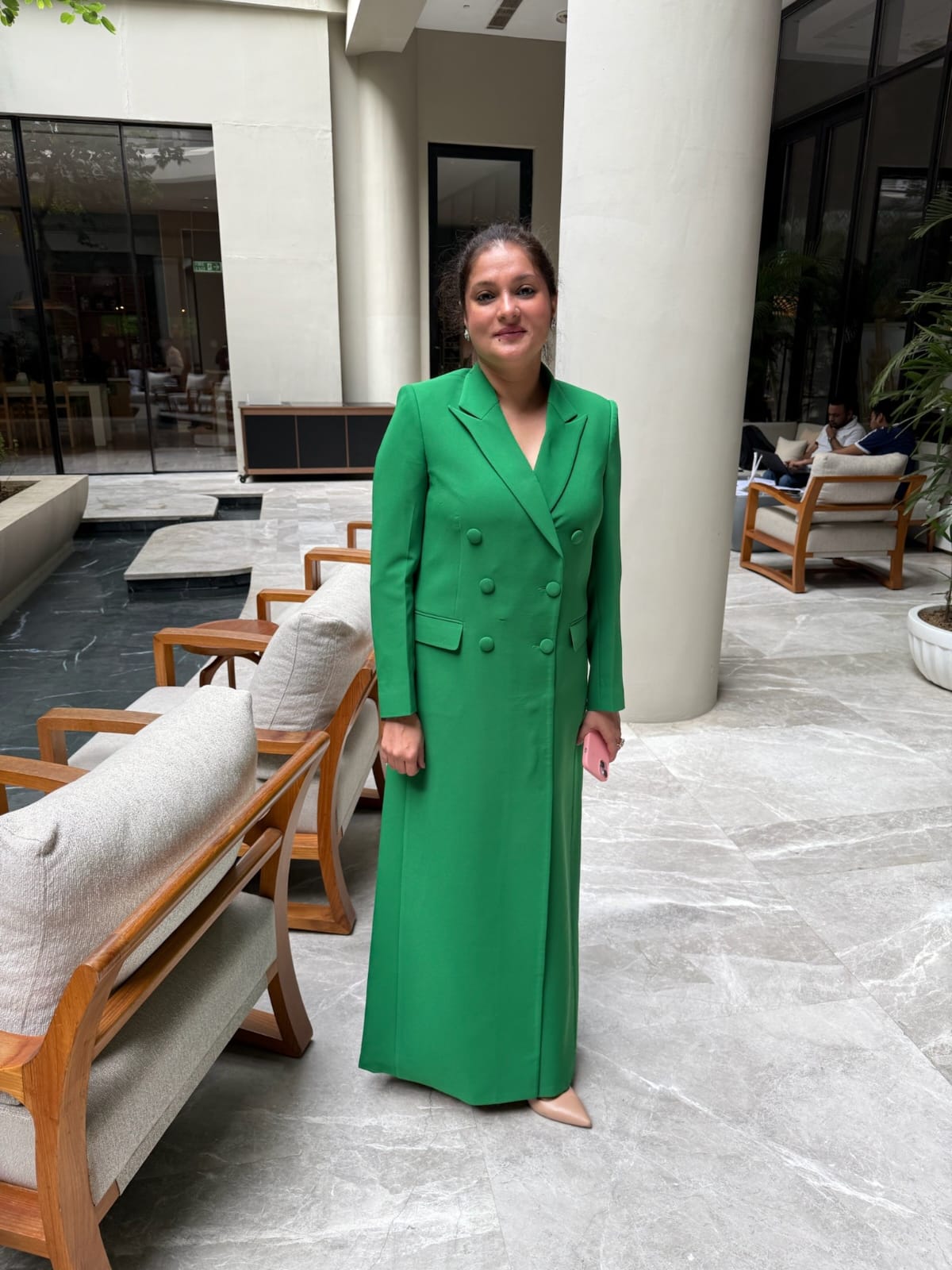 Green Trench Dress