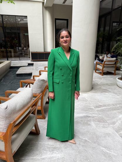 Green Trench Dress