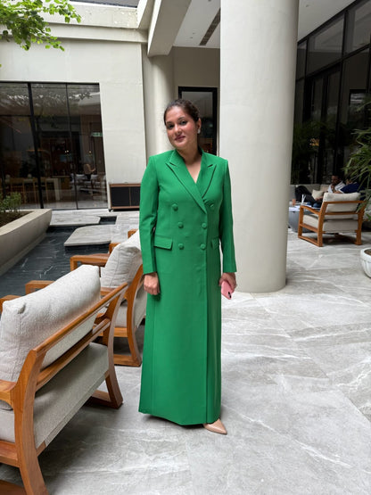 Green Trench Dress