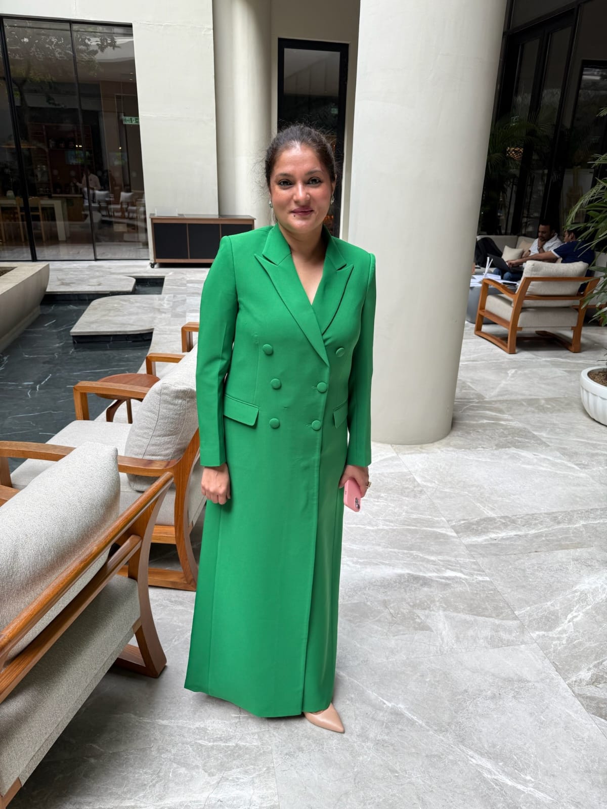 Green Trench Dress
